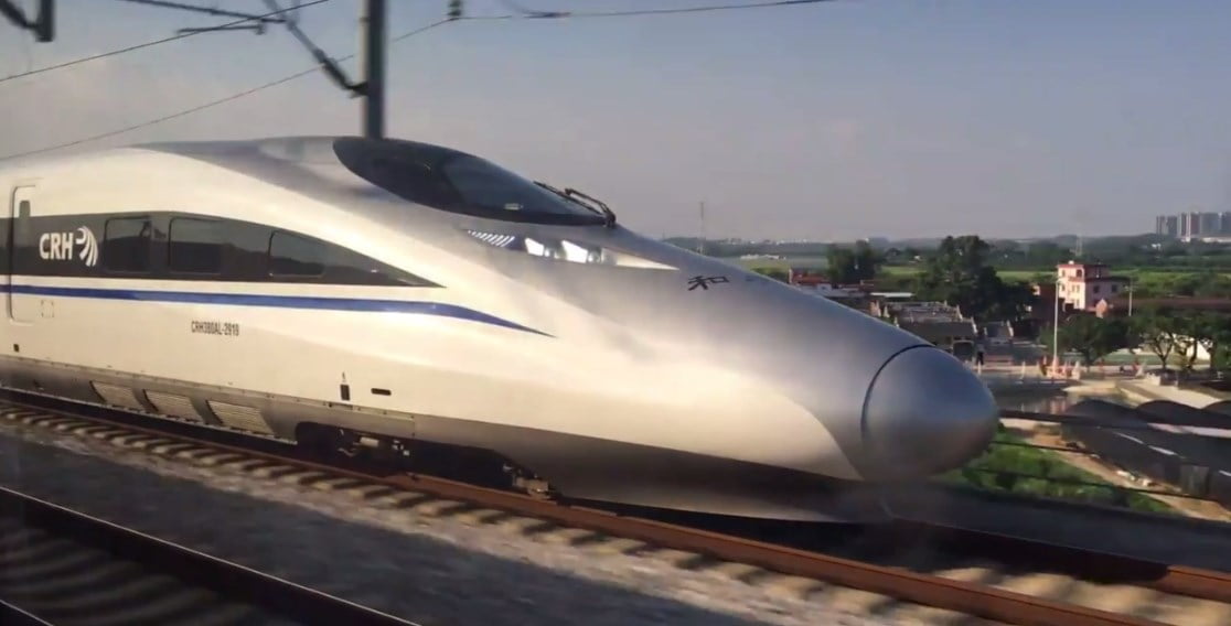 One of most popular chinese Bullet train