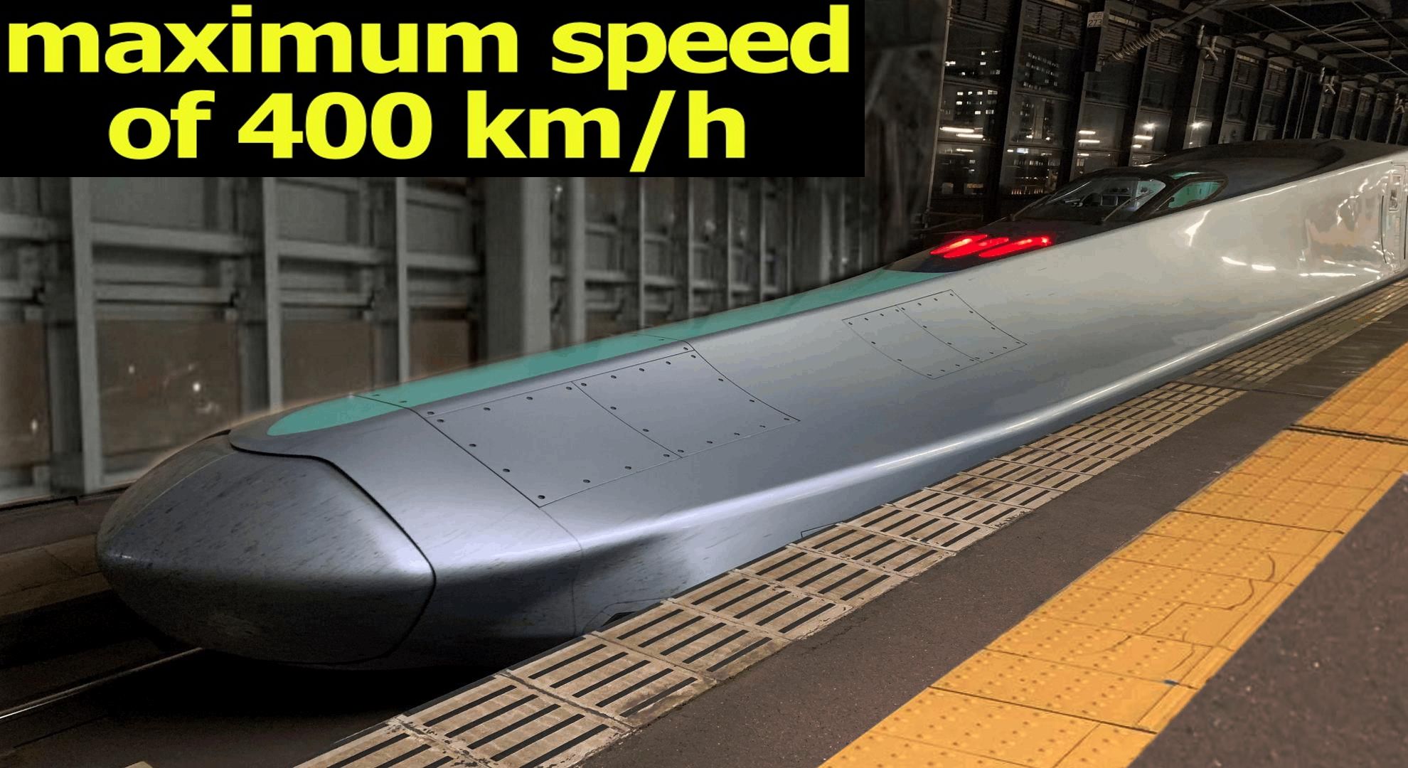 fastest ever bullet train tested by Japan