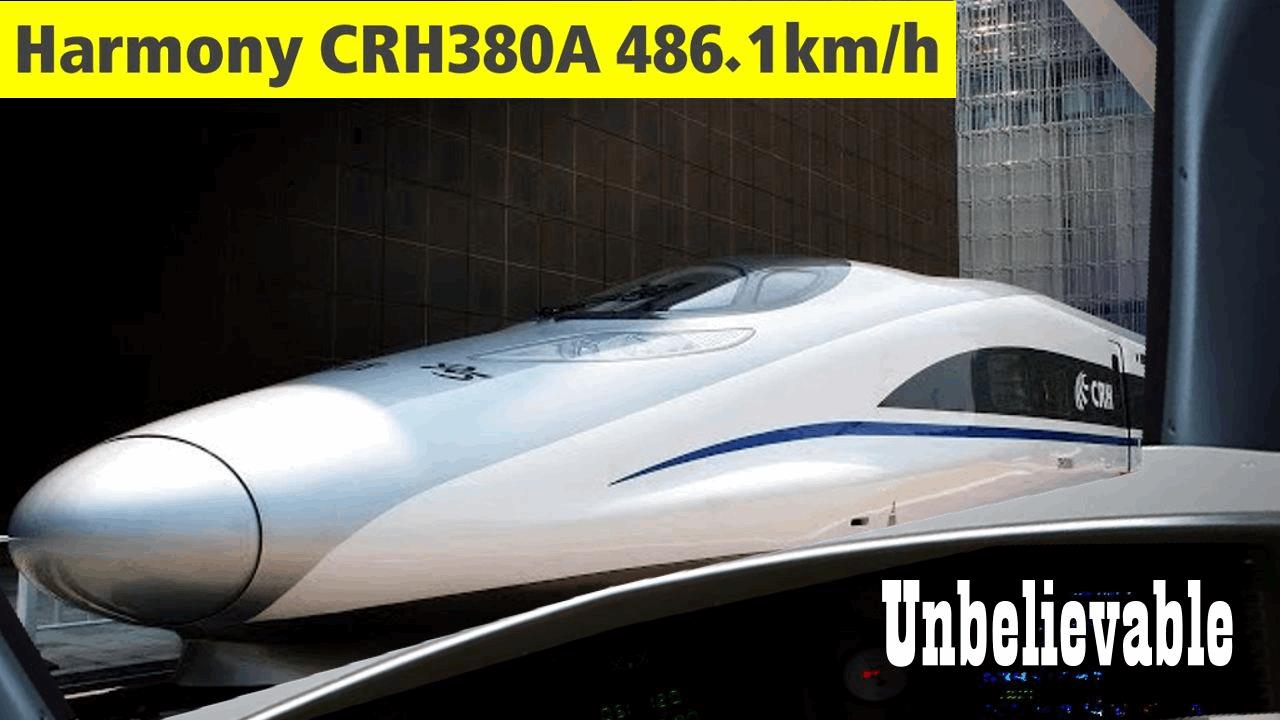 most powerful speed of chinese bullet train CRH380A